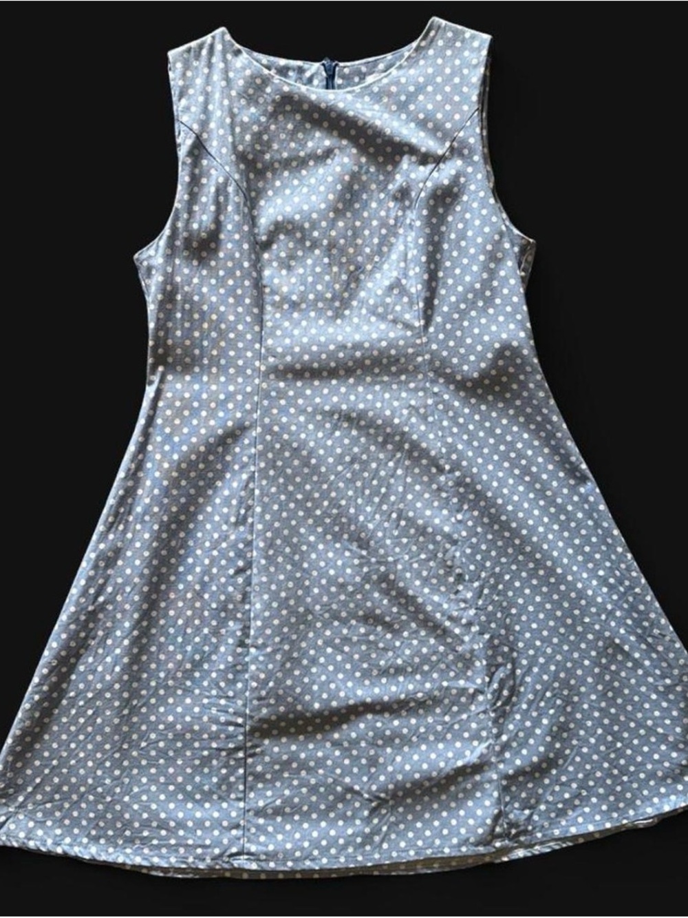 Compañia Fantastica Light Blue Polka Dot Dress - Size XL